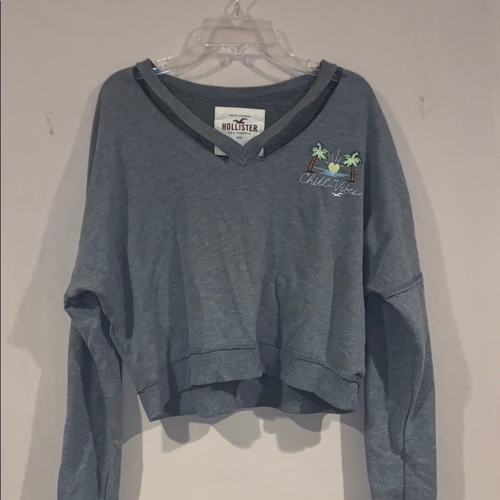 Hollister crop sweatshirt
